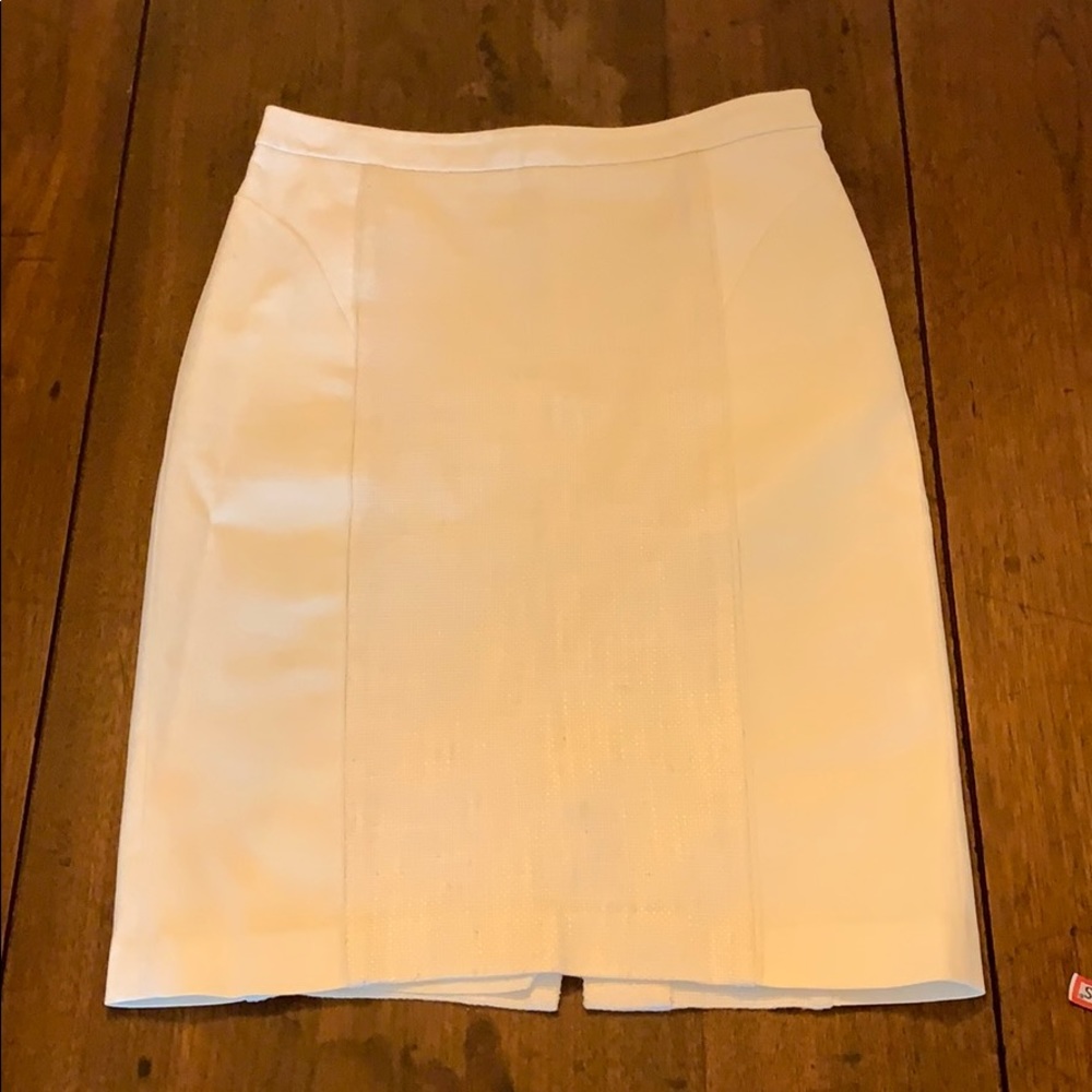Mixed media exposed gold zipper skirt